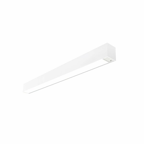 Nora Lighting 2' L-Line LED Indirect/Direct Linear, 3710lm/Selectable CCT, White Finish, Motion Sensor NLUD-2334W/OS